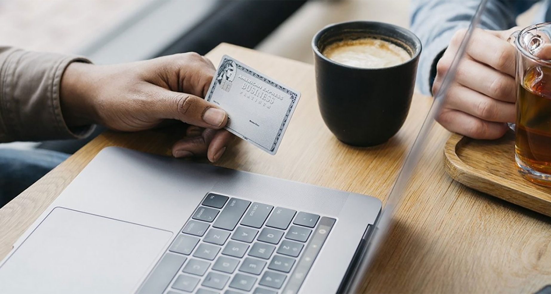 During a meeting with a client